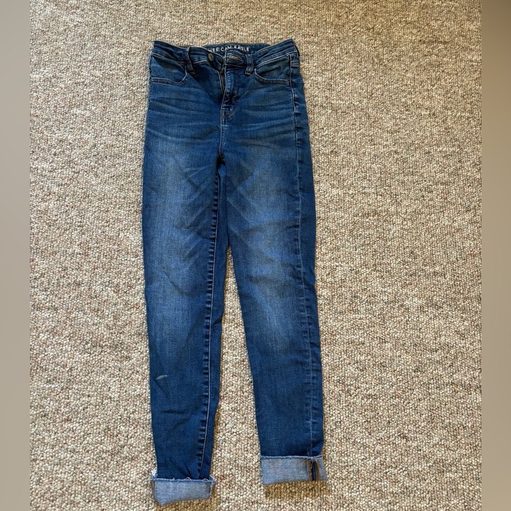American Eagle high-rise skinny jeans